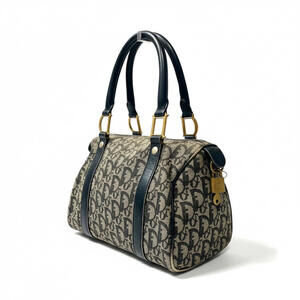 Christian Dior - Monogram Canvas Handbag Black